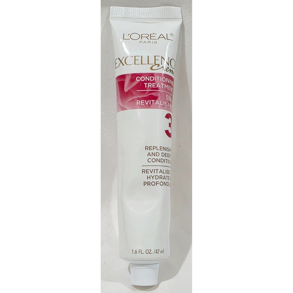 L'oreal Excellence Creme #3 CONDITIONING TREATMENT Deep Hair 1.6 oz/47mL New